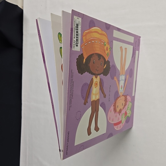 Vintage Strawberry Shortcake Berry Pretty Fashions 2 Paper Dolls Outfits Sticker - Picture 16 of 16